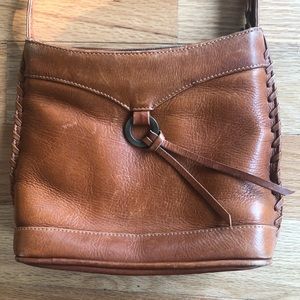 🌈Chestnut Brown Genuine Leather Crossbody Bag